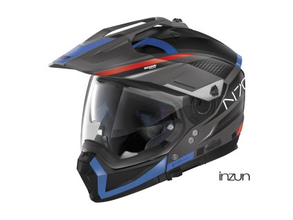 Moto helma Nolan N70-2 X Earthquake N-Com Flat Lava Grey 48 (Velikost L)