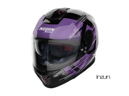 Moto helma Nolan N80-8 Meteor N-com Metal Black 70 (Velikost M)