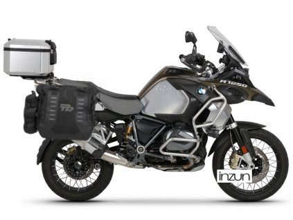 Kompletní sada sedlových brašen SHAD TERRA TR40 a hliníkového 37L topcase, včetně montážní sady SHAD BMW R 1200 GS Adventure/ R 1250 GS Adventure