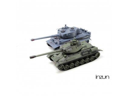 s-Idee RC sada bojujících tanků Tiger I a T34/85 1:32