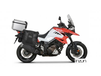 Kompletní sada sedlových brašen SHAD TERRA TR40 a hliníkového 37L topcase, včetně montážní sady SHAD SUZUKI DL 1000 V-Strom/ DL 1050 V-Strom