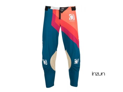 Motokrosové dětské kalhoty YOKO VIILEE modrý / oranžový 20 (Velikost 20)