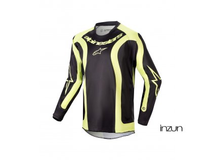 dres RACER LURV, ALPINESTARS, dětský (černá/žlutá fluo) (Velikost M)