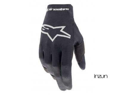 rukavice RADAR, ALPINESTARS (černá/stříbrná) 2026 (Velikost M)