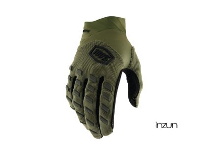 rukavice AIRMATIC, 100% - USA (army zelená) (Velikost M)