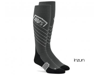 ponožky HI SIDE MX, 100% - USA (šedá)