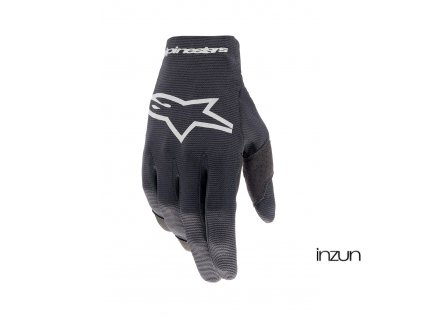 rukavice RADAR, ALPINESTARS, dětské (černá/stříbrná) 2026 (Velikost XS)