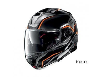 Moto helma Nolan N100-5 Balteus N-Com Flat Black 44