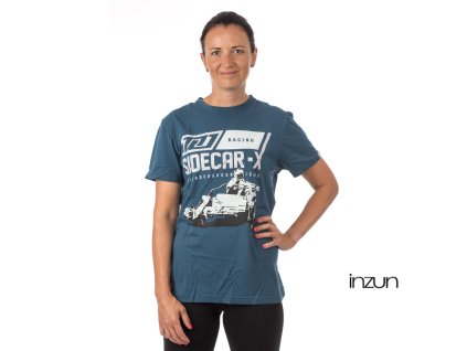 triko SIDECAR-X REGULAR, 101 RIDERS (modrá) unisex (Velikost M)