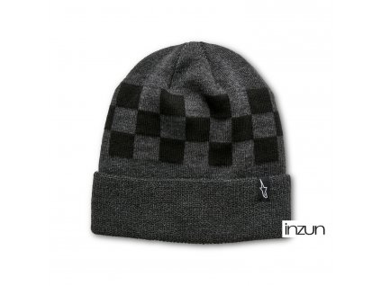 čepice CHECKED BEANIE, ALPINESTARS (šedá/černá)