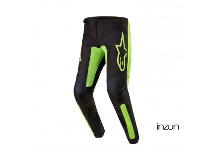 kalhoty FLUID LURV, ALPINESTARS (černá/žlutá fluo) 2024