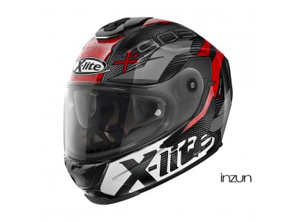 Moto helma X-Lite X-903 Ultra Carbon Barrage N-Com Carbon 53 (Velikost 3XL)