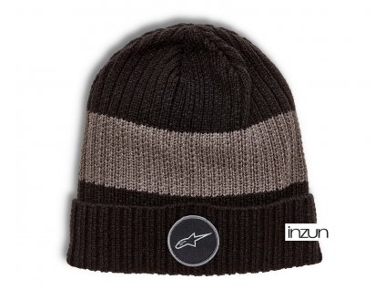 čepice WARD BEANIE, ALPINESTARS (černá/šedá)