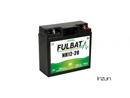 baterie 12V, NH12-20 GEL, 20Ah, 170A, bezúdržbová GEL technologie 185x81x170 FULBAT (aktivovaná ve výrobě)