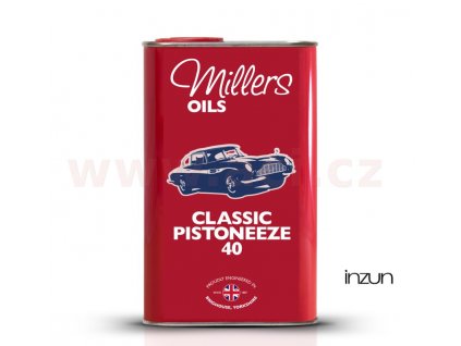 MILLERS OILS Pistoneeze P40, jednorozsahový motorový olej s malou příměsí čistidel a rozpouštědel 1 l