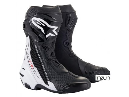 boty SUPERTECH R, ALPINESTARS (černá/bílá) 2026 (Velikost 39)