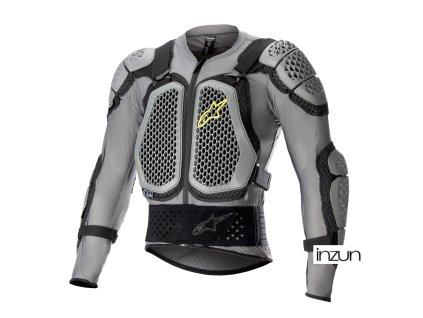 chránič těla BIONIC ACTION 2, ALPINESTARS (šedá/černá/žlutá fluo) 2024