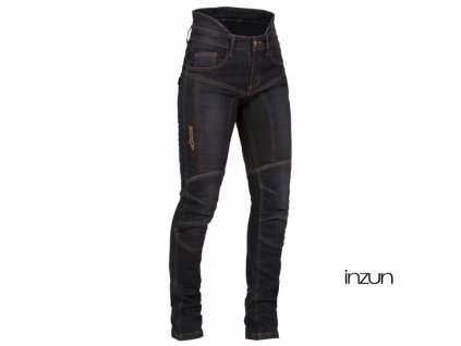 MBW REBEKA BLACK dámské moto džíny velikost 36 - délka zkrácená
