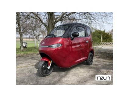 elektromobil elektricka trikolka leramotors e3 cervena limited lifepo4 100ah