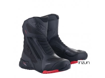 boty RT-7 DRYSTAR, ALPINESTARS (černá/červená) 2026 (Velikost 41)