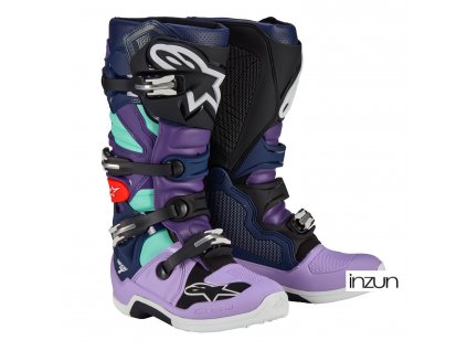 boty TECH 7 limitovaná edice IMPERIAL, ALPINESTARS (modrá) 2024 (Velikost 43)
