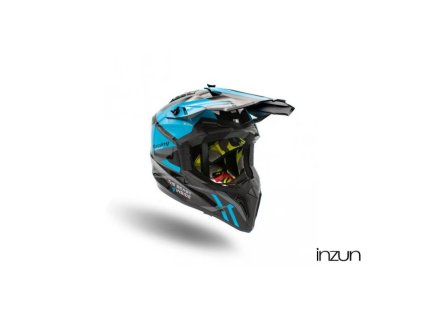 Přilba junior cross ASIX 127 - tyrkysová (Velikost M)