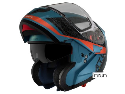 MT Helmets MT ATOM SV ADVENTURE B7 MATT BLUE