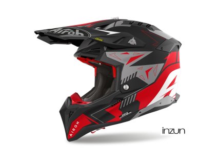 přilba AVIATOR 3 Spin, AIROH (červená matná) 2025 (Velikost S)