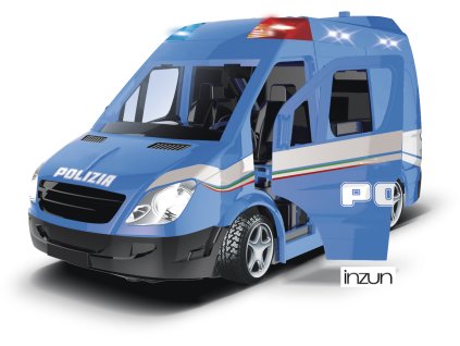 reel toys mobilni policejni jednotka polizia 1 20 se svetly a zvuky natahovaci