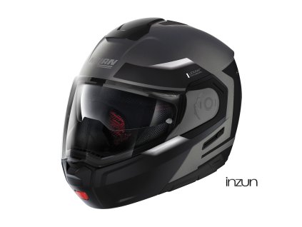 moto helma nolan n90 3 reflector n com flat lava grey 34