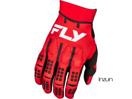 rukavice EVOLUTION DST, FLY RACING - USA 2025 (červená/bílá/černá) (Velikost 2XL)