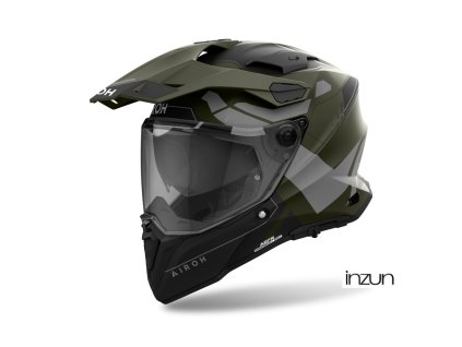 přilba COMMANDER 2 Reveal, AIROH (matná military zelená) 2026 (Velikost 3XL)