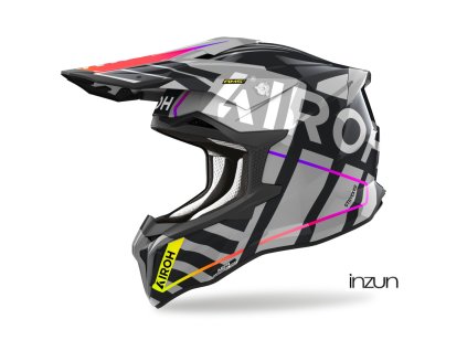 přilba STRYCKER Brave, AIROH (lesklá šedá) 2025 (Velikost 2XL)