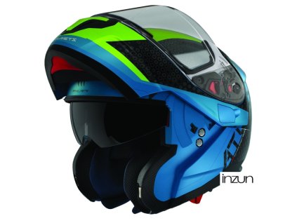 MT Helmets MT ATOM SV ADVENTURE A7 GLOSS BLUE velikost L