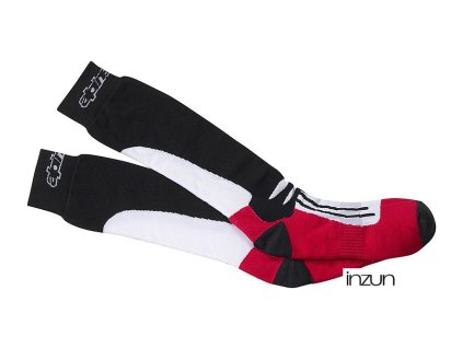 ponožky RACING ROAD COOLMAX®, ALPINESTARS (černá/bílá/červená)