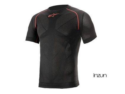 termotriko s krátkým rukávem RIDE TECH SUMMER, ALPINESTARS (černá/červená) 2026 (Velikost XS)