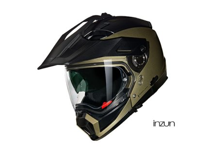 Moto helma Nolan N70-2 X 06 Classico Nobile N-Com Pietra/Nero Glossy Finish 314 (Velikost S)