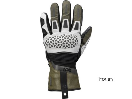 Rukavice s laminovanou membránou iXS VENTURE-STX 1.0 X4-012405 světle šedá-olivová-černá 2XL (velikost 2XL)