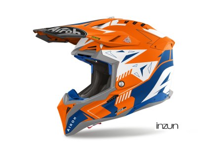 přilba AVIATOR 3 Spin, AIROH (neon oranžová matná) 2025 (Velikost S)