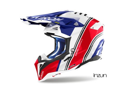 přilba AVIATOR 3 Hima, AIROH (červená lesklá) 2026 (Velikost L)