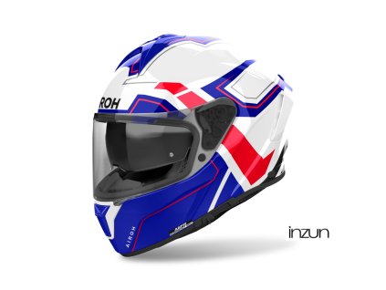 přilba SPARK 2 Dart, AIROH (modrá/červená lesklá) 2026 (Velikost M)