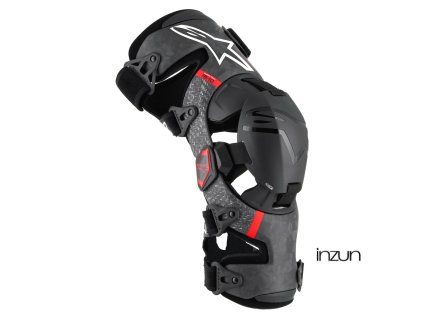 kolenní ortézy SUPERTECH RK-10 PLASMA, ALPINESTARS (černá/červená, 1 pár) 2026 (Velikost M)