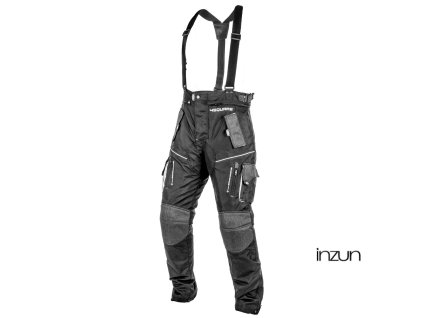 enduro kalhoty TRAILER, 4SQUARE - pánská (černá,bílá) 2025 (Velikost 2XL)