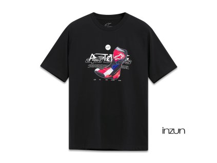 triko R BOOT CSF, ALPINESTARS (černá) (Velikost S)