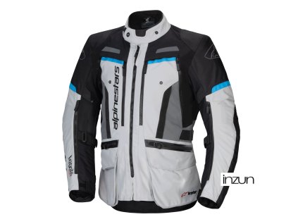 bunda BOGOTA PRO DRYSTAR, ALPINESTARS (šedá/černá/modrá) 2026 (Velikost 3XL)