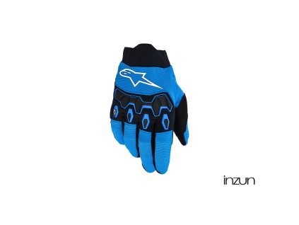 rukavice FULL BORE V2 YOUTH/KIDS, ALPINESTARS, dětské (modrá/černá) 2026 (Velikost XS)