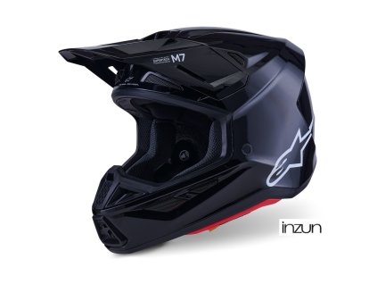 přilba SUPERTECH S-M7 SOLID, ALPINESTARS (černá) 2026 (Velikost L)