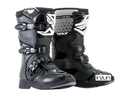 boty NEW Maverik Youth, FLY RACING, dětské (černá) (Velikost 33)