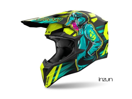 přilba WRAAAP Cyber, AIROH (matná žlutá) 2026 (Velikost S)