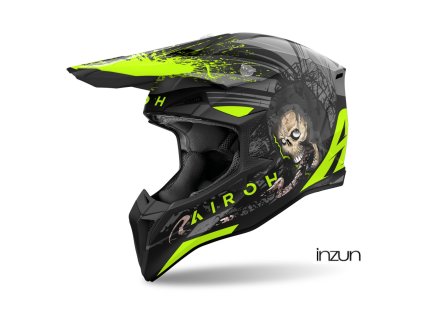 přilba WRAAAP Darkness, AIROH (matná) 2026 (Velikost XS)